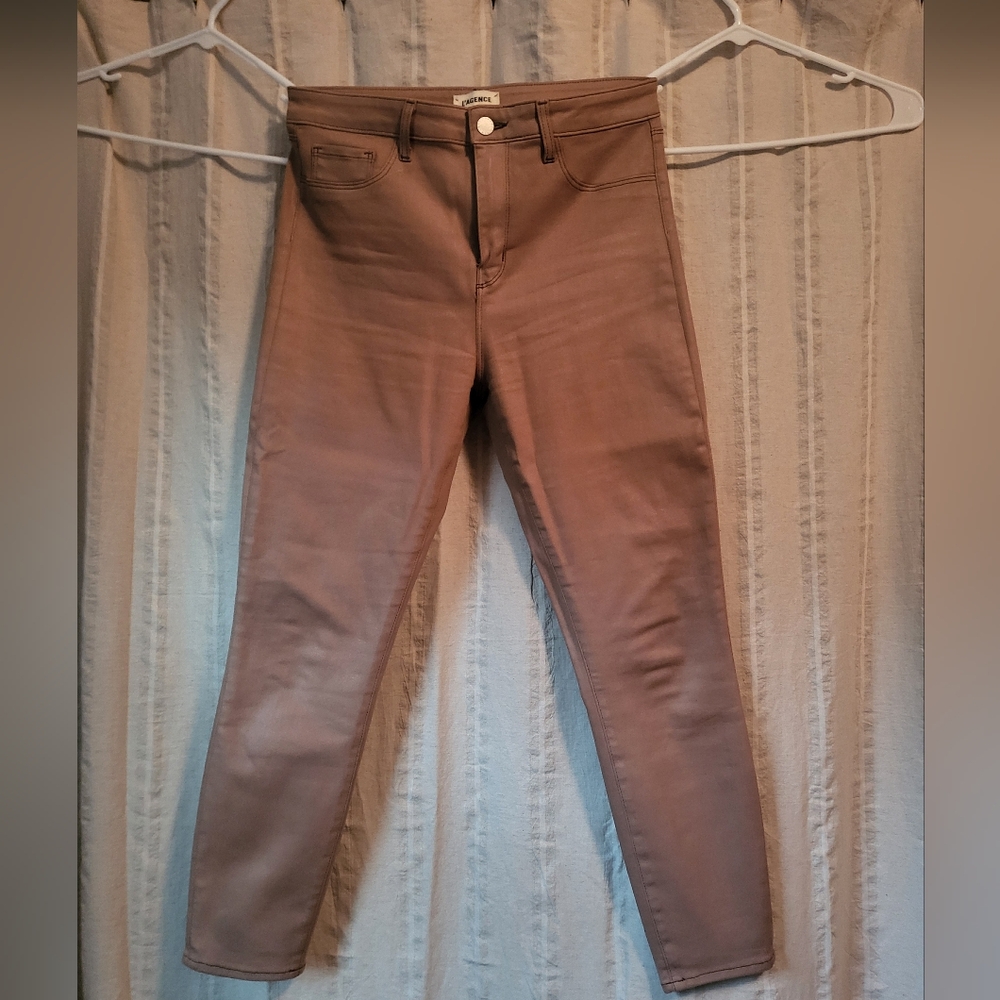 Margot Coated Crop Jeans